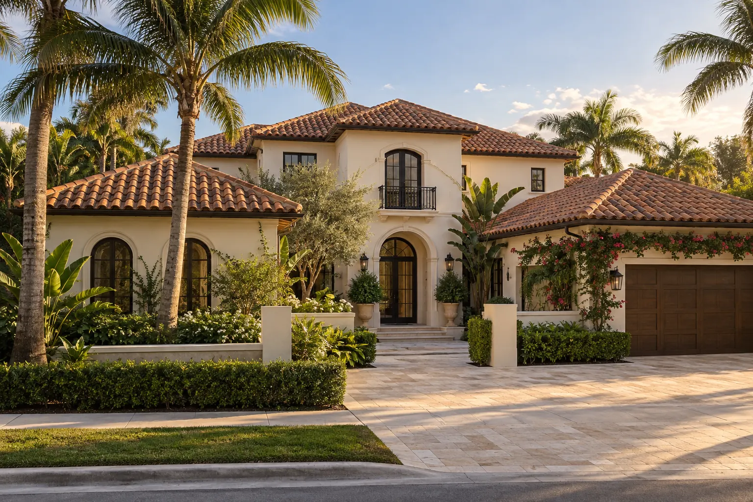 Concept image of a South Florida tile hip roof.